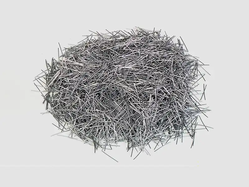 Titanium and steel metal fibers Titanium and steel metal fibers