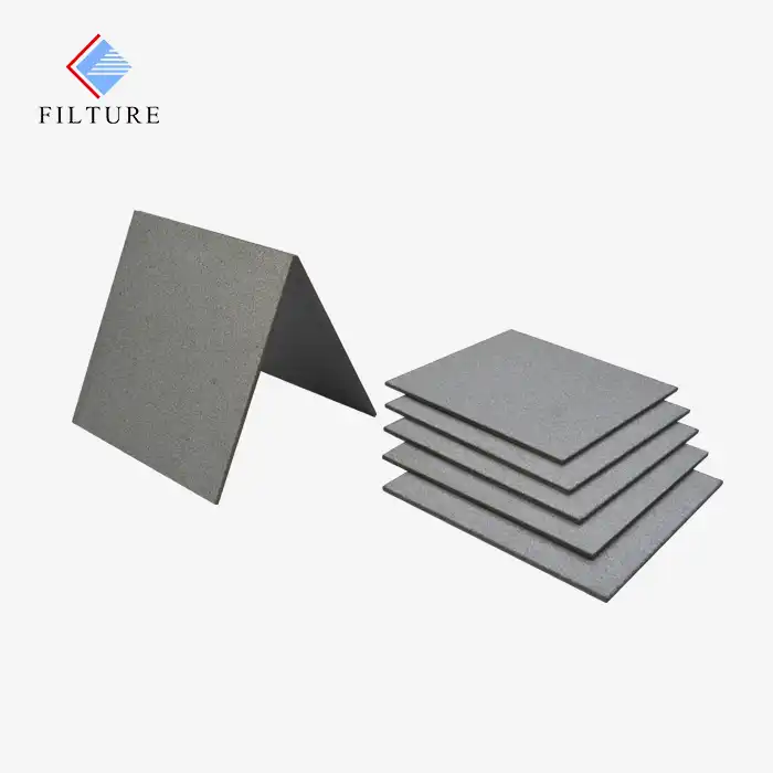 sintered metal filter plate